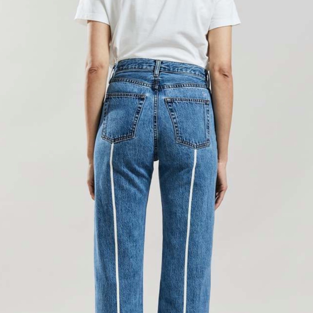 Classic Blue Straight Leg Women's Jeans